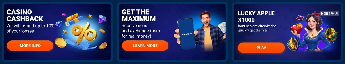 Aplikacja iPhone w Mostbet Casino